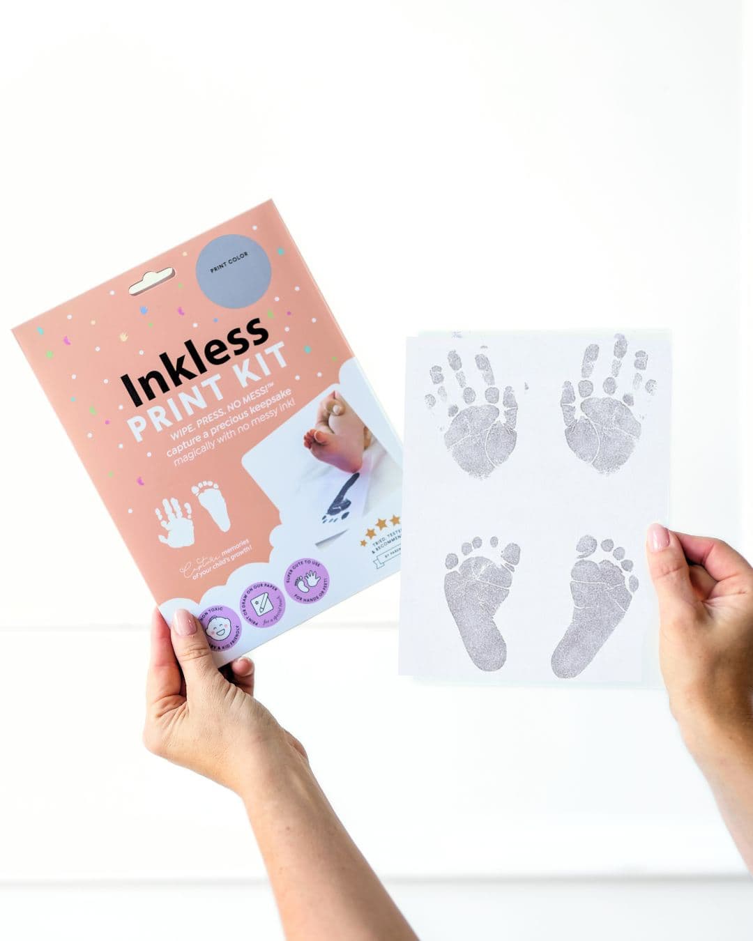 Inkless Print Kit – Baby Footprint & Handprint Kit