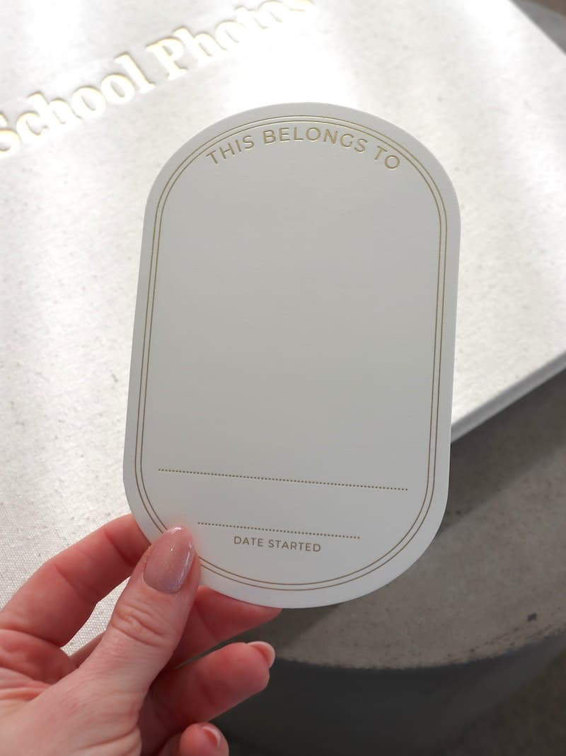 Photo Album Intro Card