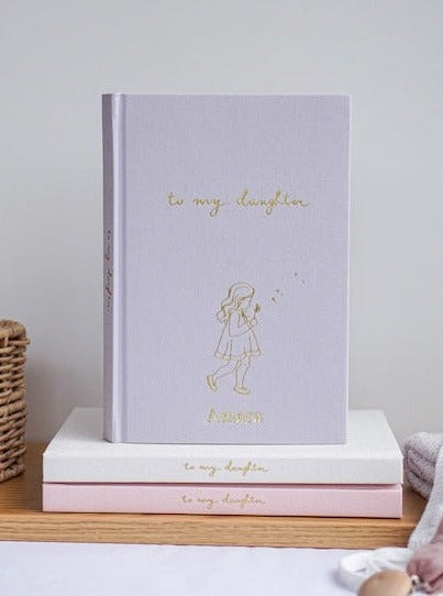 Personalised Baby Journal | to my daughter | illustrated