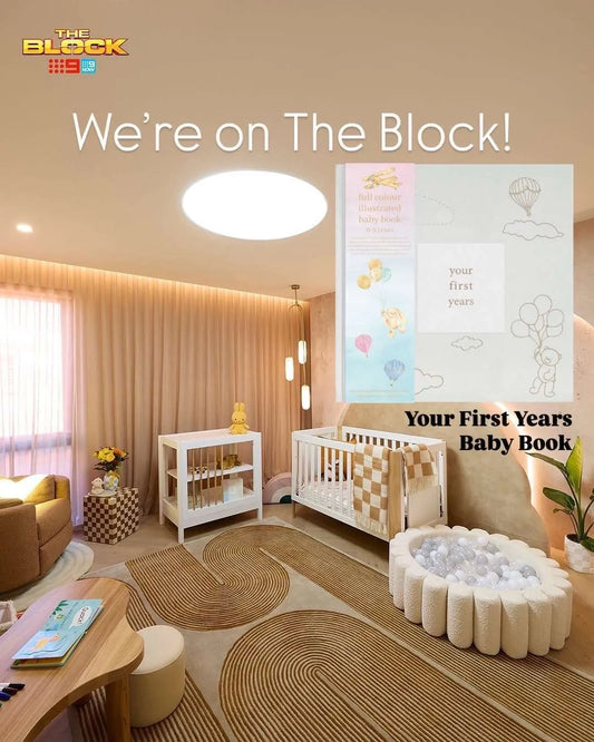 Featured on The Block Australia: Our Baby Book your First Years