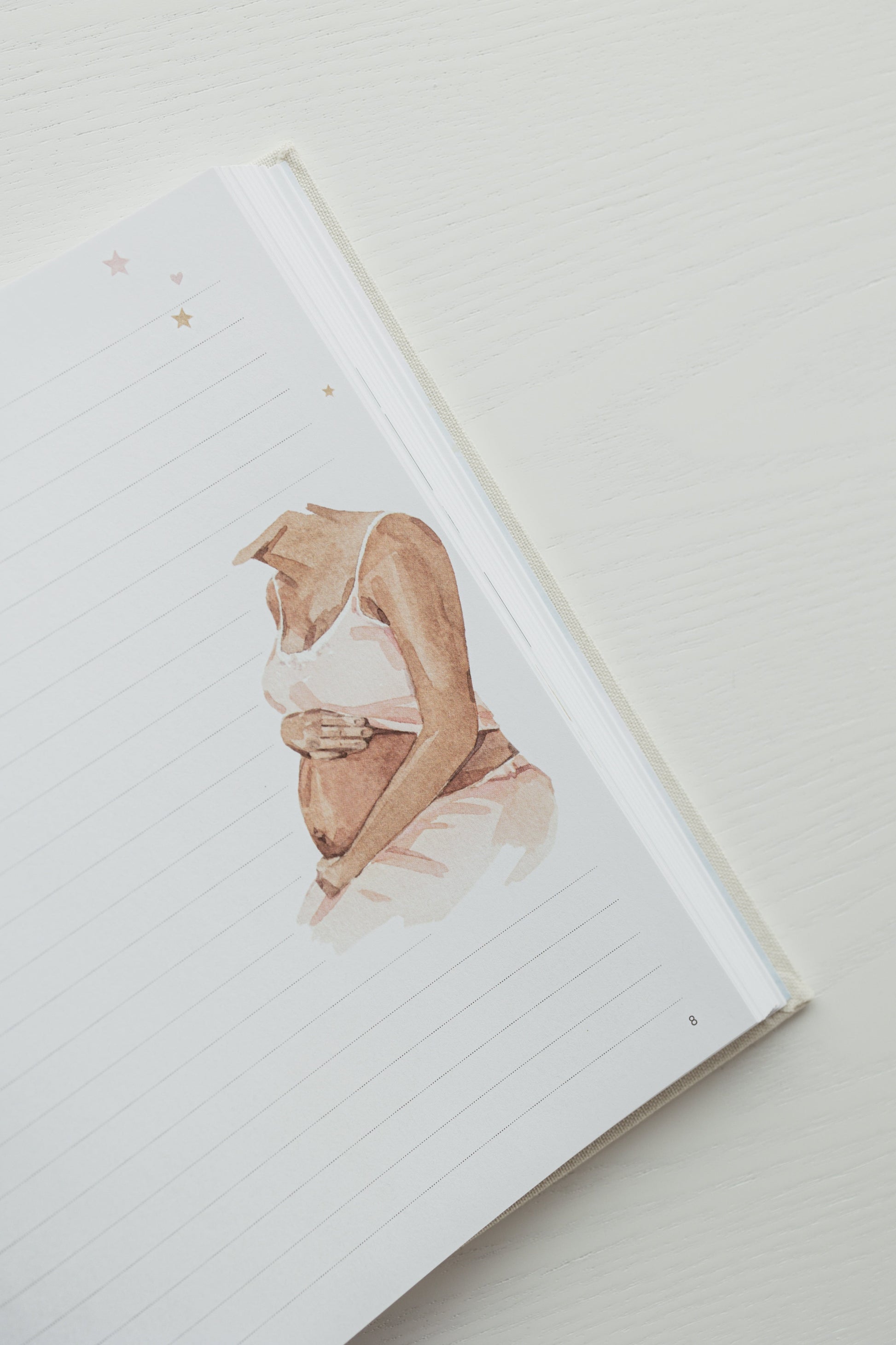 Baby Book Australia inner watercolour 