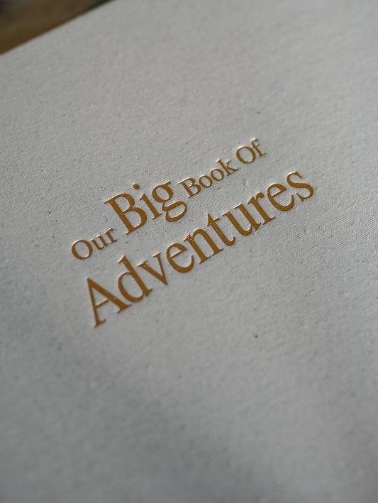 Our Big Book of Adventures Photo Album