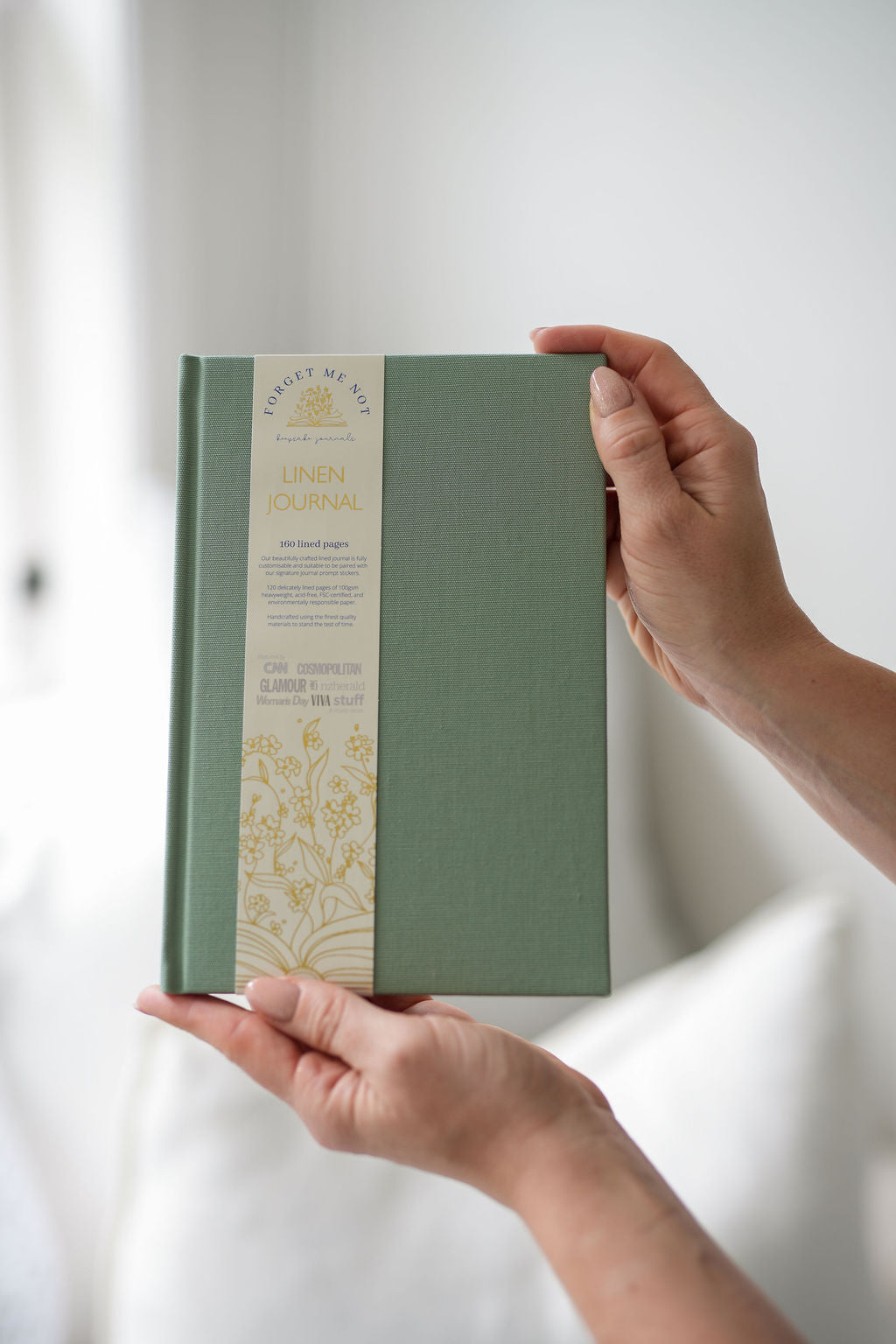 Custom Linen Notebook | Your Personalised Cover