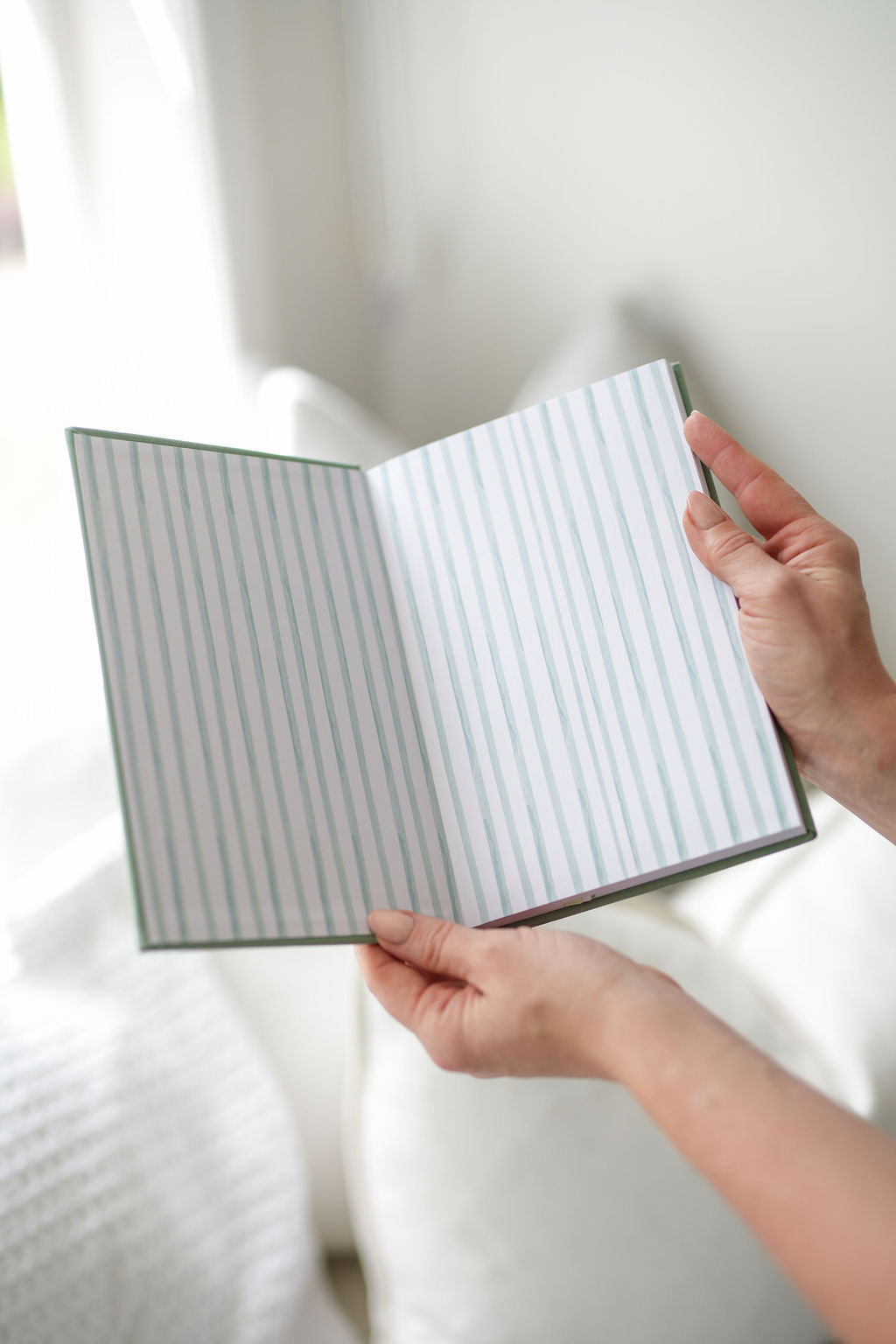 Personalised journal to record funny things my child said — linen hardcover NZ