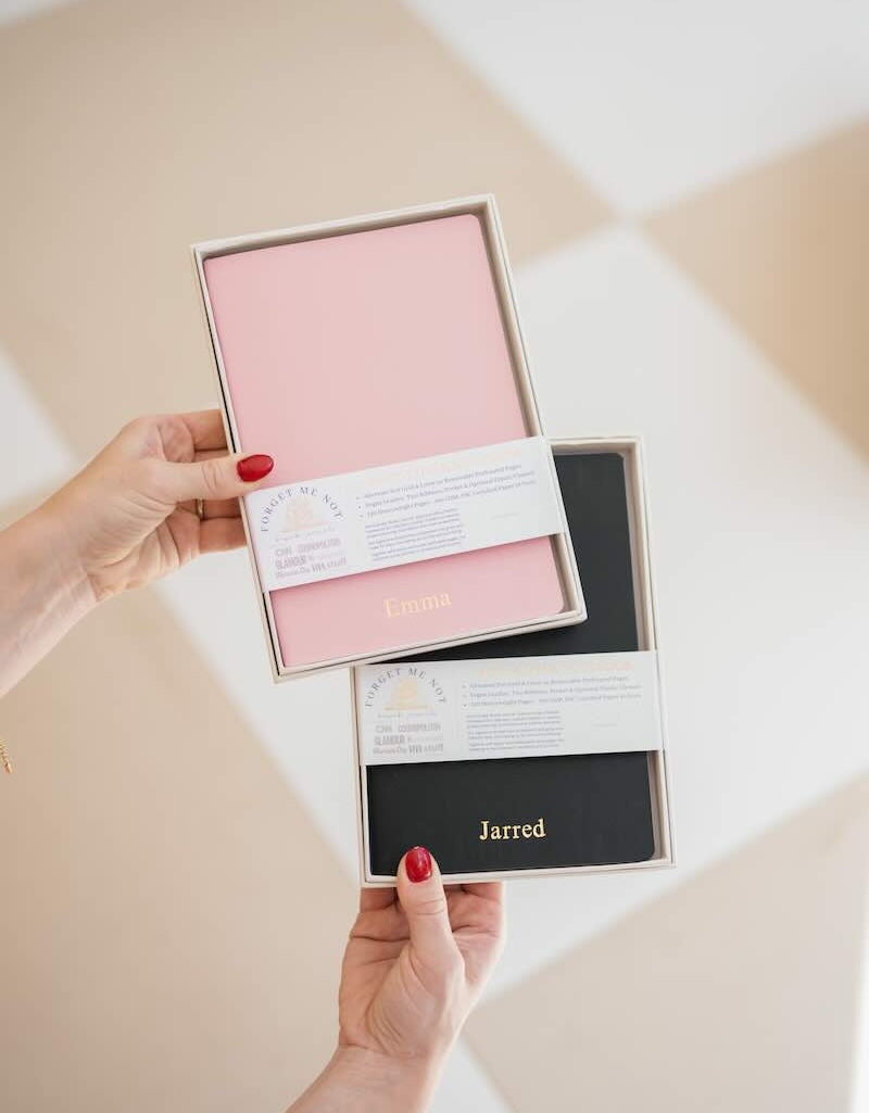 Personalised Notebook | Softcover Leather Lined Journal