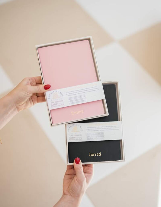 Personalised Notebook | Softcover Leather Lined Journal