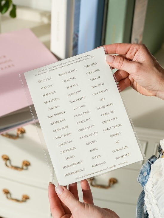 Your School Years Journal & Keepsake