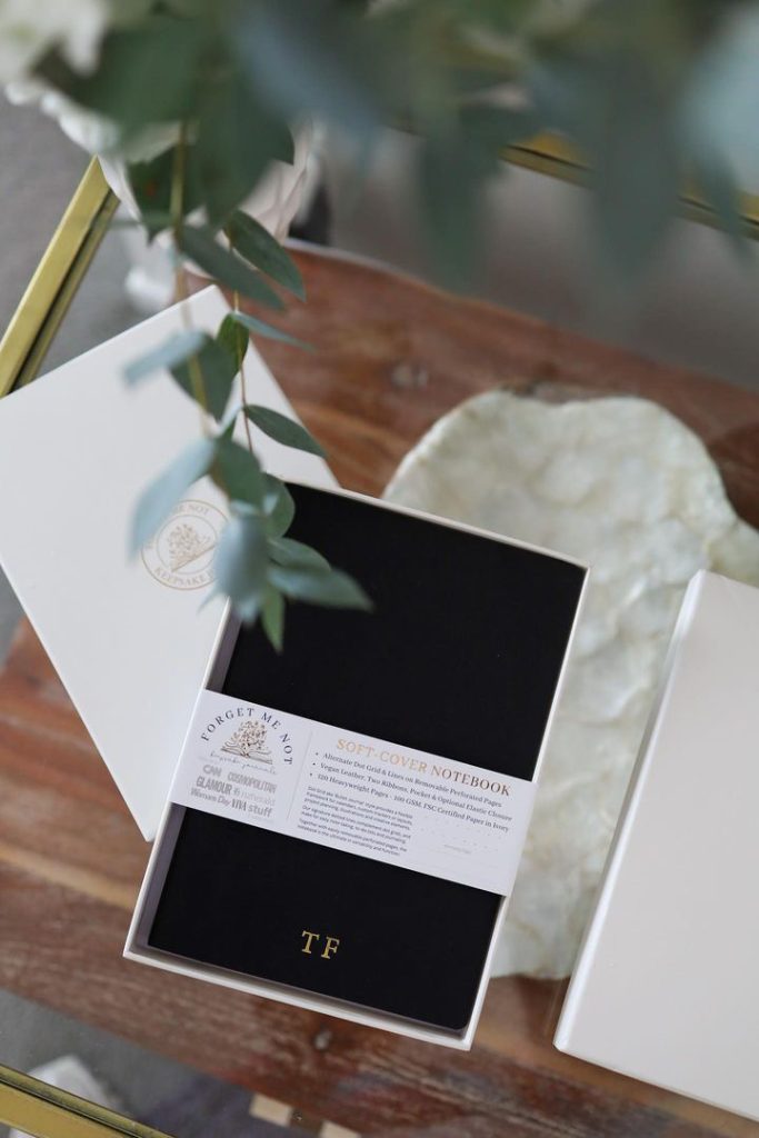 Personalised Notebook | Softcover Leather Lined Journal