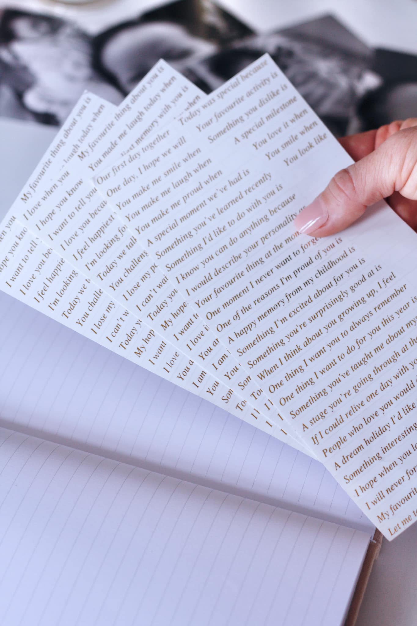 Personalised Baby Journal | to my daughter | illustrated