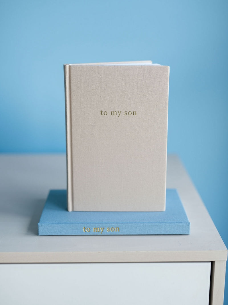 Personalised Baby Journal | to my son | classic