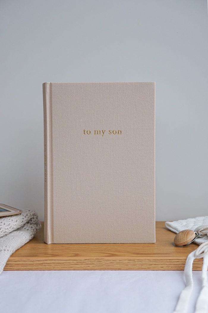 Personalised Baby Journal | to my son | classic