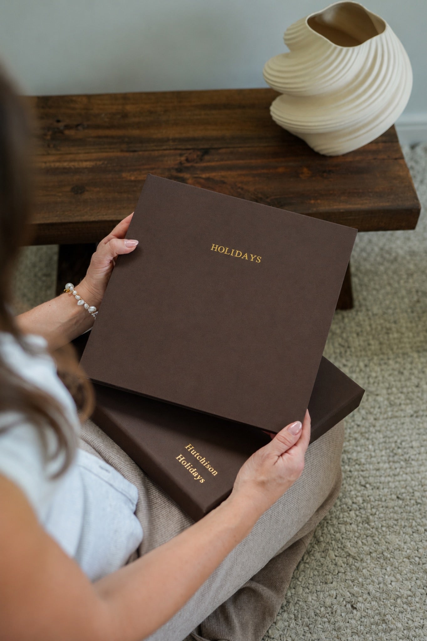 Bespoke album personalised Holidays for travel photographs