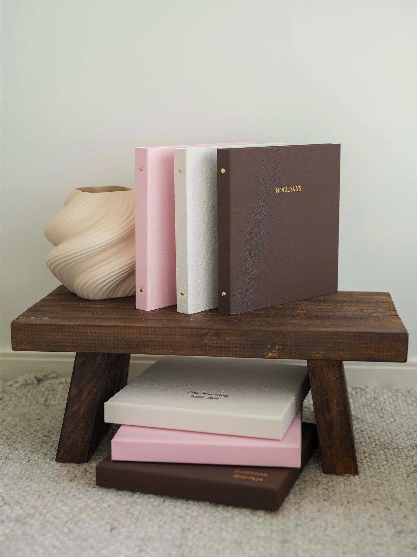 Bespoke keepsake album and box collection