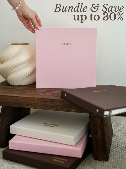 Bespoke Personalised Photo Album & Box - Bundle & Save up to 30%