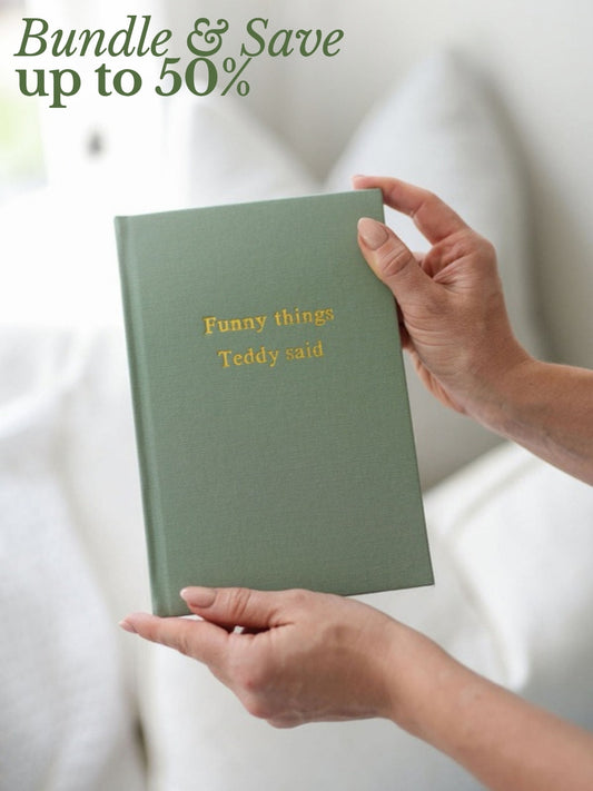 Custom Linen Notebook - Bundle & Save up to 50%