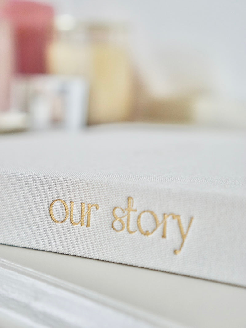 Personalised Wedding Photo Album | Our Story Luxury Self Adhesive Album