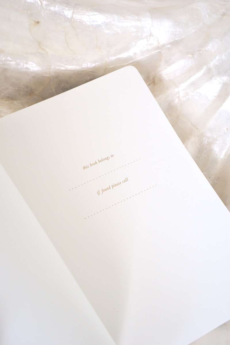 Personalised Notebook | Softcover Leather Lined Journal