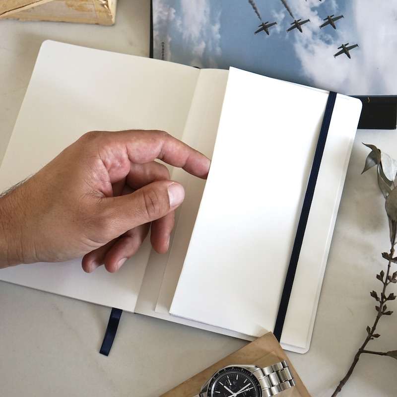 Personalised Notebook | Softcover Leather Lined Journal