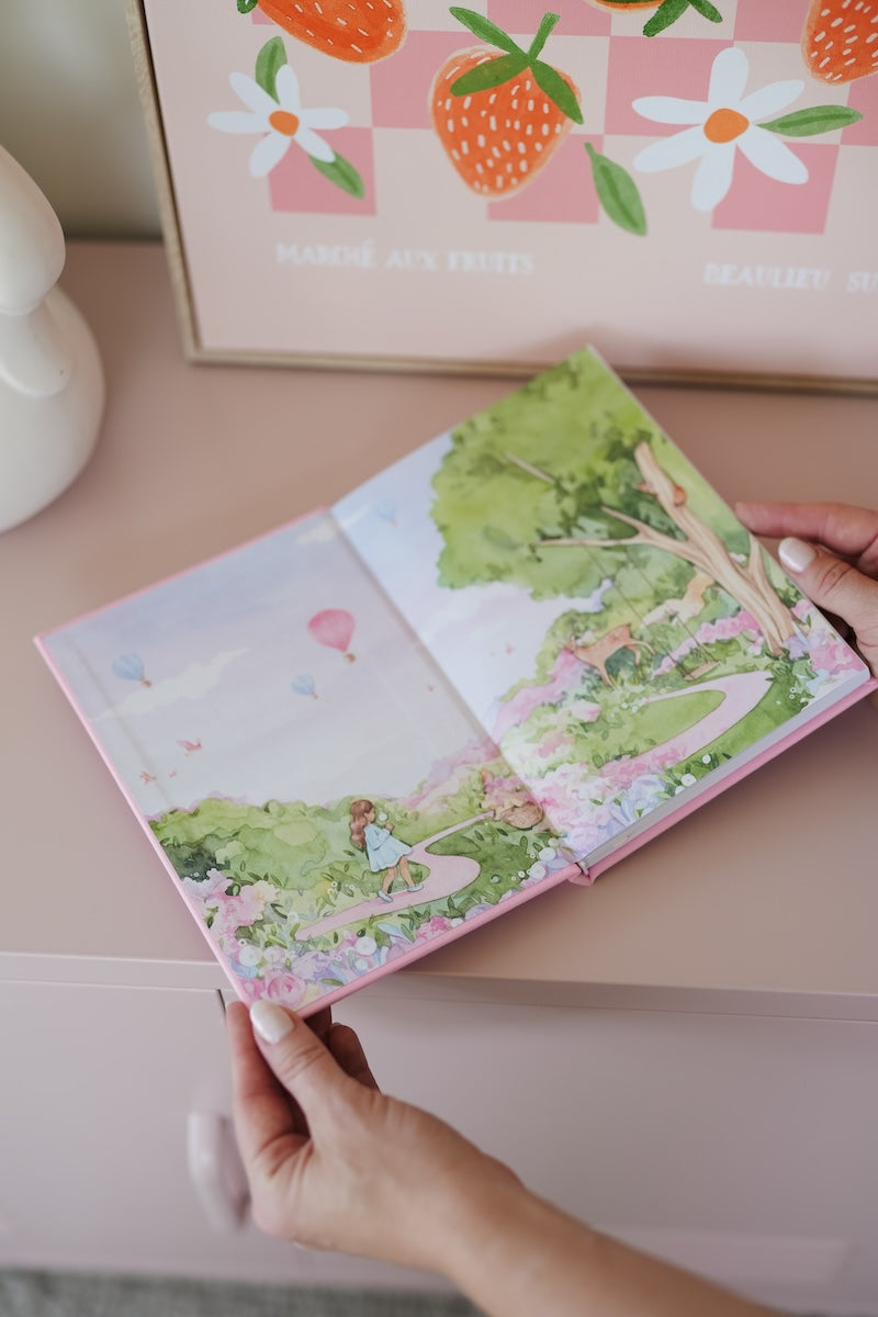 Pink Rose Photo Album & Journal Bundle