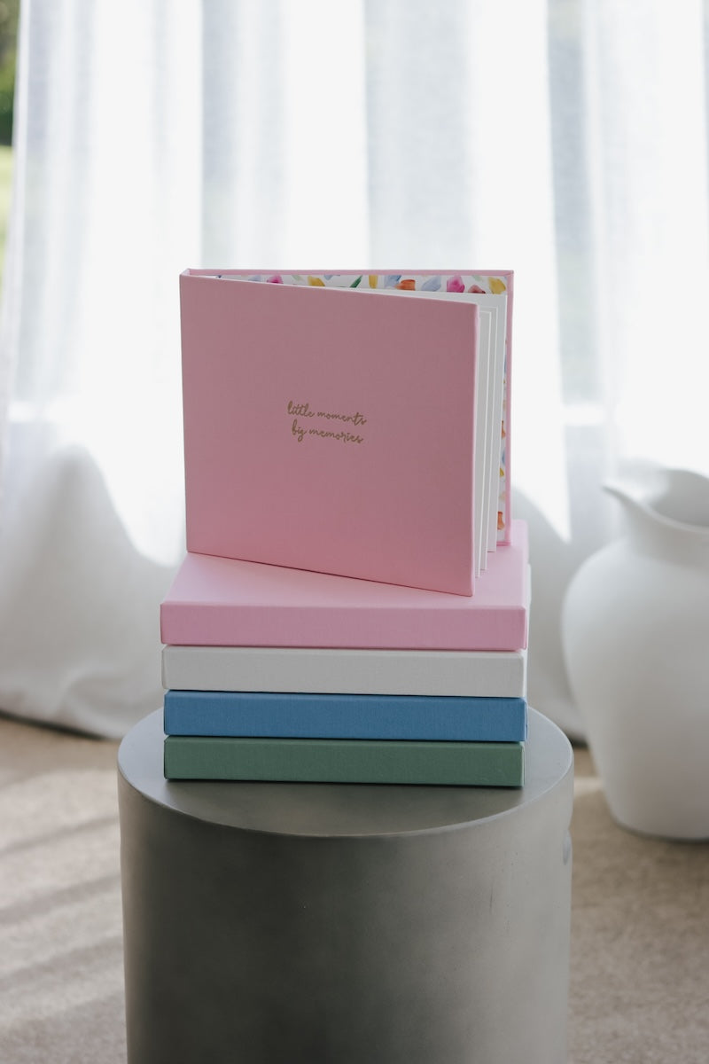 Luxury Personalised Photo Album & Linen Keepsake Box