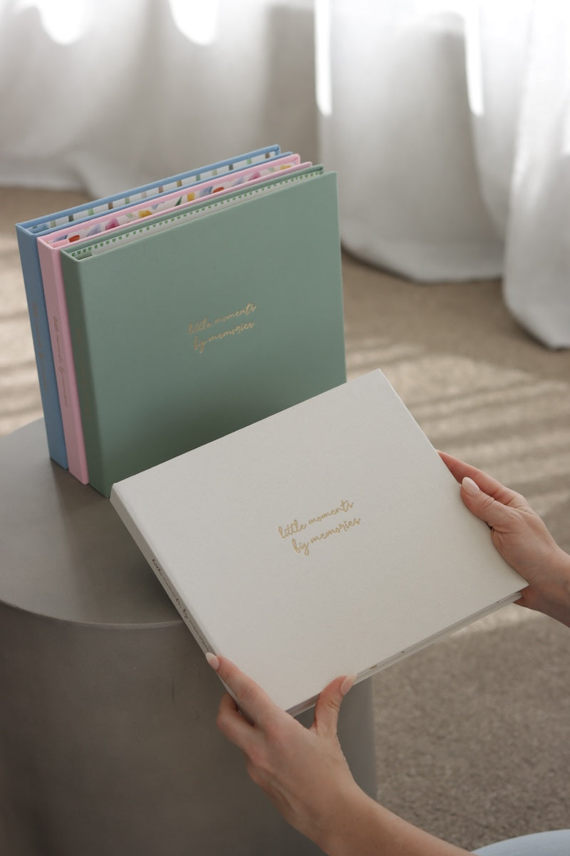 Luxury Personalised Photo Album & Linen Keepsake Box