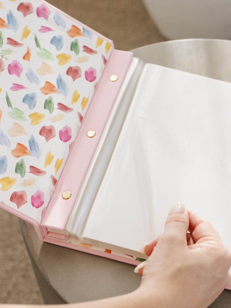 Pink Rose Photo Album & Journal Bundle
