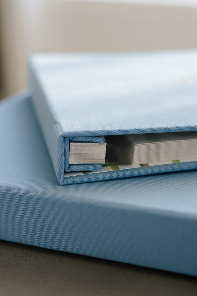Vintage Blue Photo Album & To My Son Journal bundle