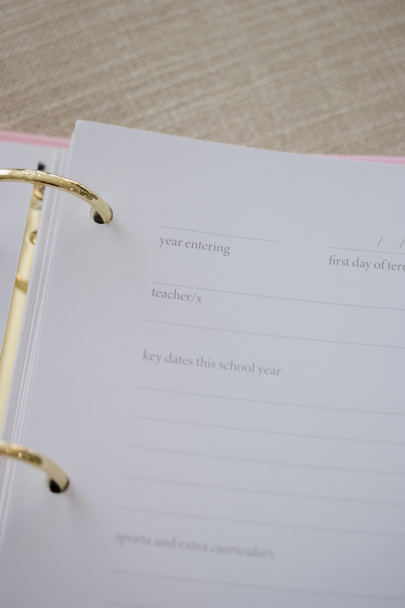 Your School Years Journal & Keepsake