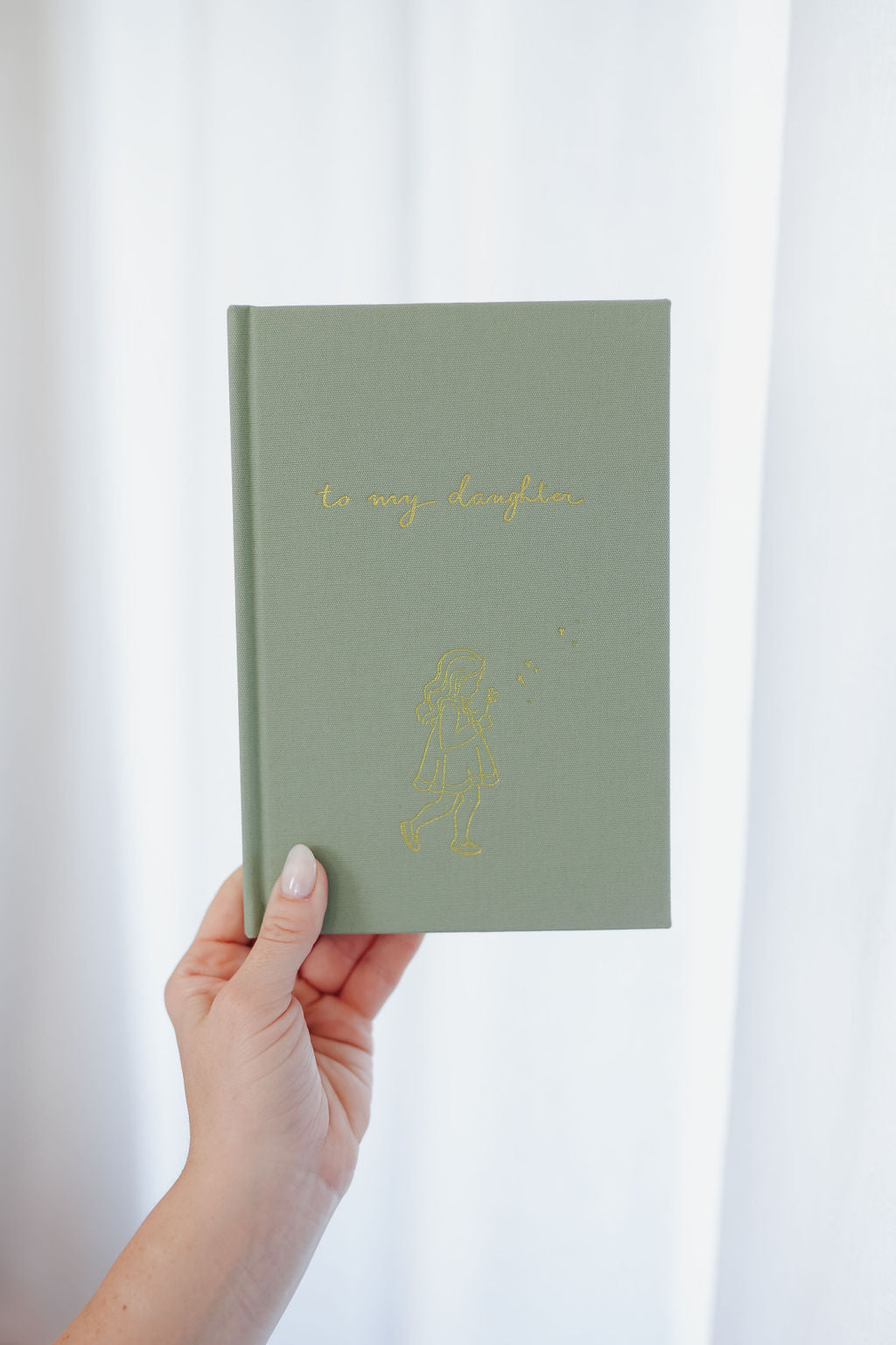 Personalised Baby Journal | to my daughter | illustrated