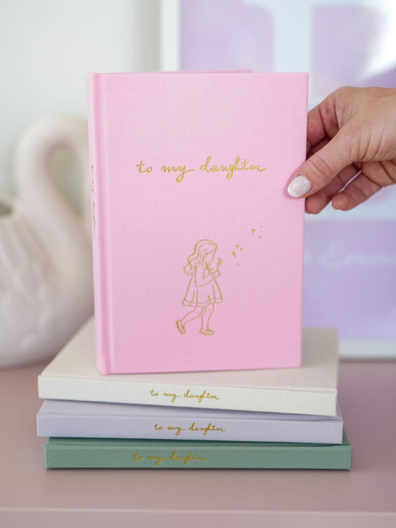 Personalised Baby Journal | to my daughter | illustrated