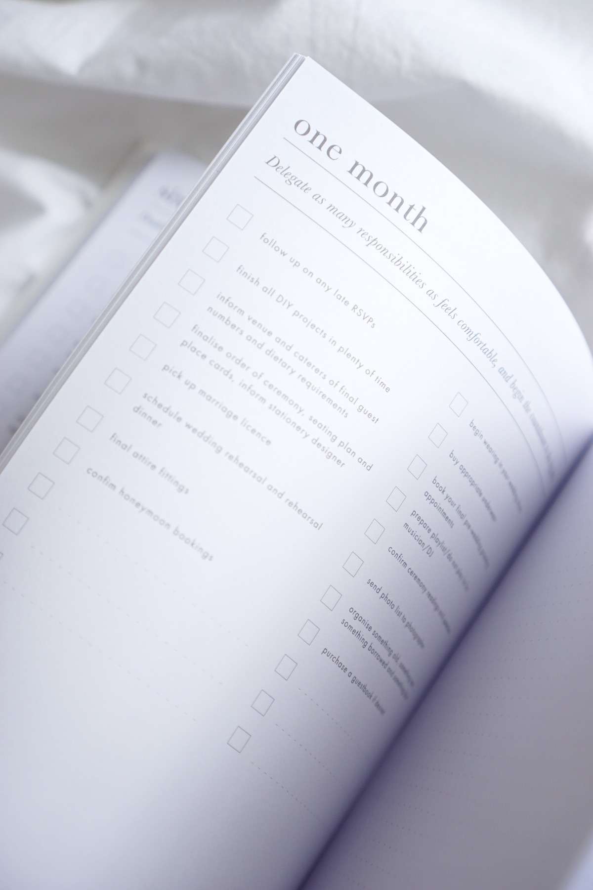 Personalised Wedding Planner Book | little white book | Pre Order