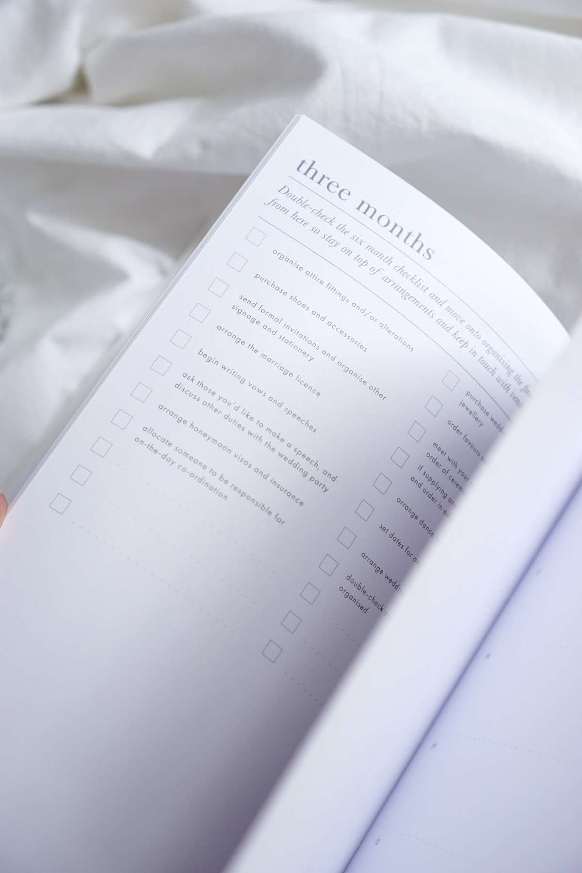 Personalised Wedding Planner Book | little white book | Pre Order