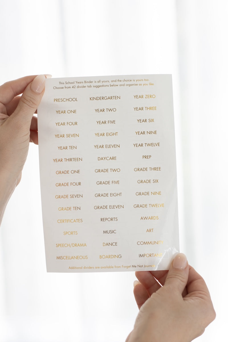 Your School Years Journal & Keepsake